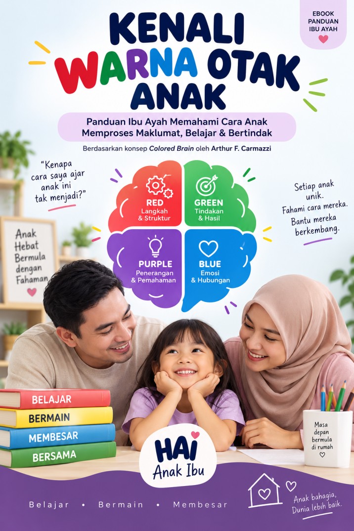 Kenali Warna Otak Anak – Cara Anak Berfikir