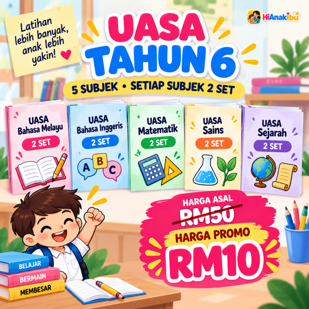 📘 10 Set Latihan UASA  (TAHUN 6)